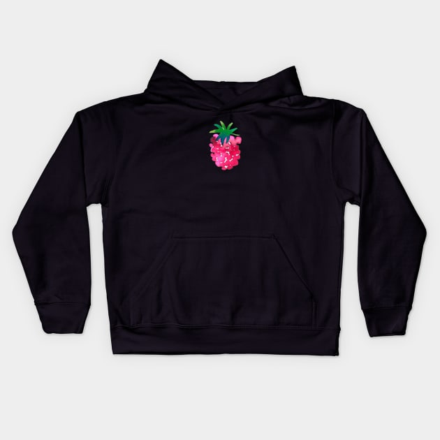 Raspberry Kids Hoodie by ninoladesign